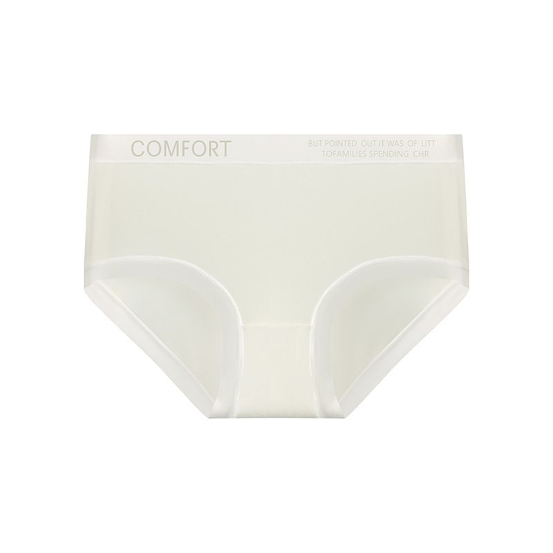 Women's Ultra Thin Ice Silk Underwear Seamless Mid Waisted Soft Briefs Panties See Through Thin Breathable Sexy Panties Women’s Underwear Seamless Panties Black/White/Beige/Rose/Complexion/Khaki