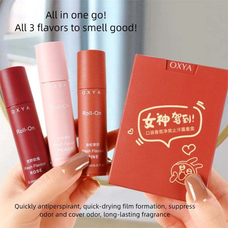 Essential Oil Roll On Verola Perfume Set, Pheromone Perfume, Specially Designed For Women, Portable Perfume Long Lasting Female, Roll On Perfume Aromatherapy Roller Natural Fragrance Gift for Women