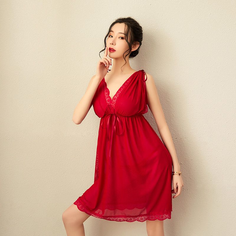 Women's Lace Kimono Robe Babydoll Lingerie Mesh Nightgown Cover Up Mesh Chemise V Neck Sleepwear Lace Kimono Robe Babydoll Sexy Lingerie Mesh Chemise Lace Teddy Nightdress