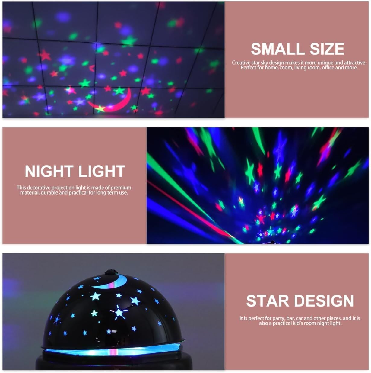 RGB Ball Lamp, USB Aurora Lamp, Northern Lights, Uonlytechstar Star, Ocean Wave Projector, Party Holiday Decor, Galaxy Light, Bedroom Night Light Projector for Gaming Room/Bedroom/Ceiling