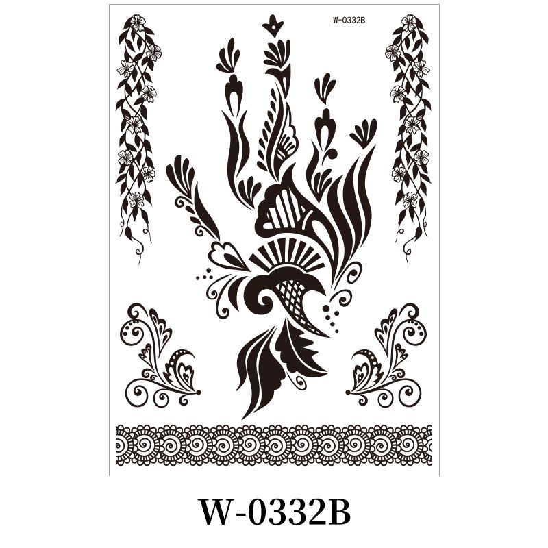 Temporary Tattoo Waterproof Fun Fake Body Art Arm Sketch Scar Sticker Sexy Tattoo Set Beautiful Exquisite 3D Realistic Flowers, Abdominate, Chest, Waist and Back Applied Fake Tattoo for Women Men