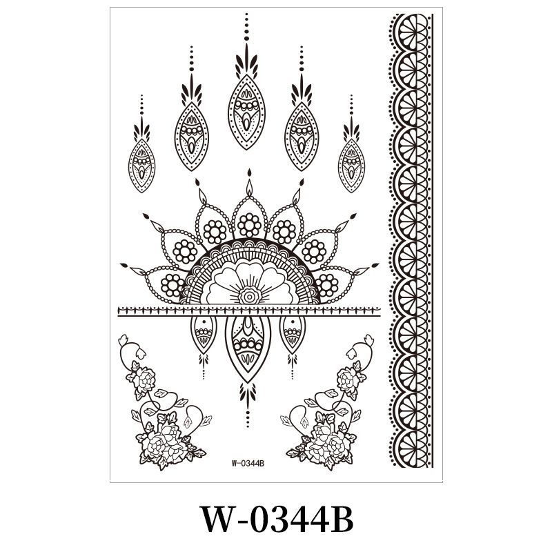 Temporary Tattoo Waterproof Fun Fake Body Art Arm Sketch Scar Sticker Sexy Tattoo Set Beautiful Exquisite 3D Realistic Flowers, Abdominate, Chest, Waist and Back Applied Fake Tattoo for Women Men