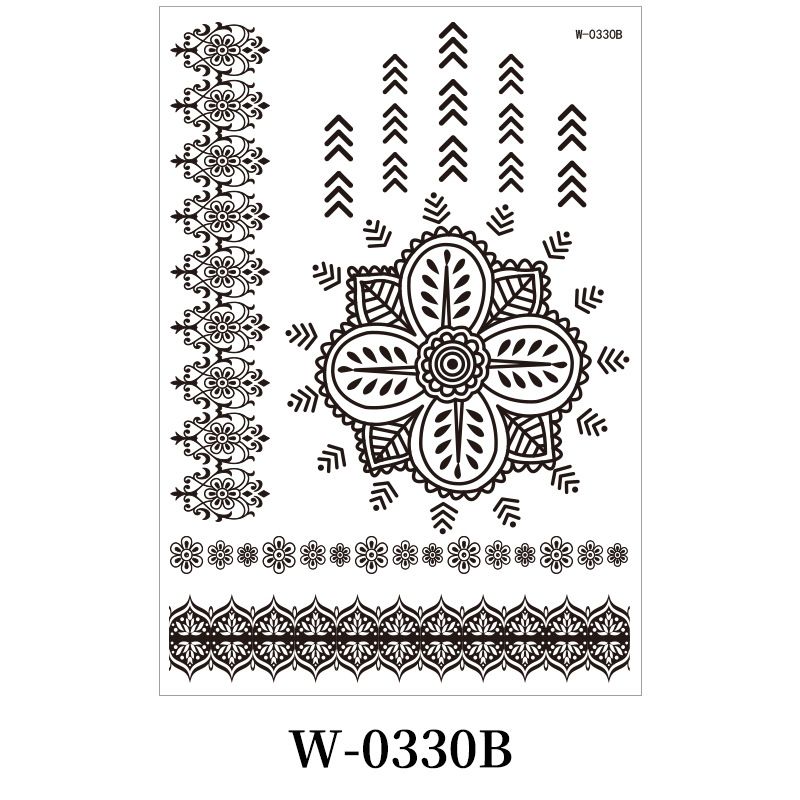 Temporary Tattoo Waterproof Fun Fake Body Art Arm Sketch Scar Sticker Sexy Tattoo Set Beautiful Exquisite 3D Realistic Flowers, Abdominate, Chest, Waist and Back Applied Fake Tattoo for Women Men