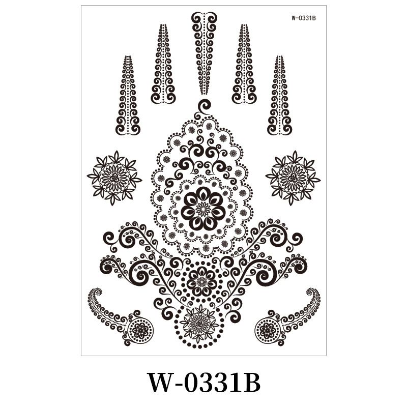 Temporary Tattoo Waterproof Fun Fake Body Art Arm Sketch Scar Sticker Sexy Tattoo Set Beautiful Exquisite 3D Realistic Flowers, Abdominate, Chest, Waist and Back Applied Fake Tattoo for Women Men