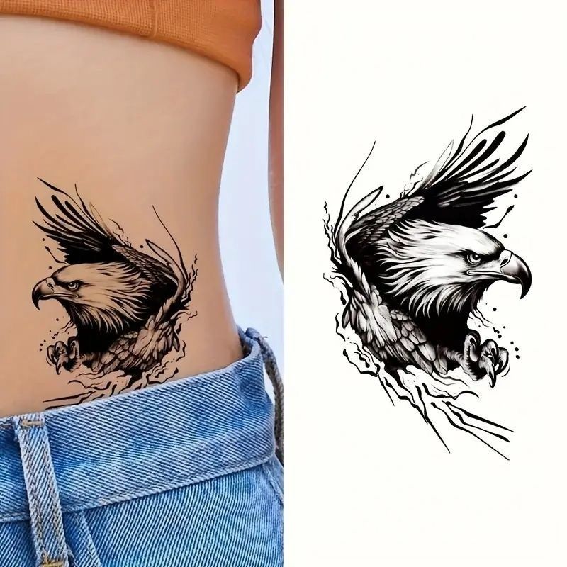 30 Sheets Wolf Lion Tiger Beast Temporary Tattoos For Adults Men Women, Long-lasting Realistic Wild Beast Animal Designs Tattoos for Body Arm Leg Back