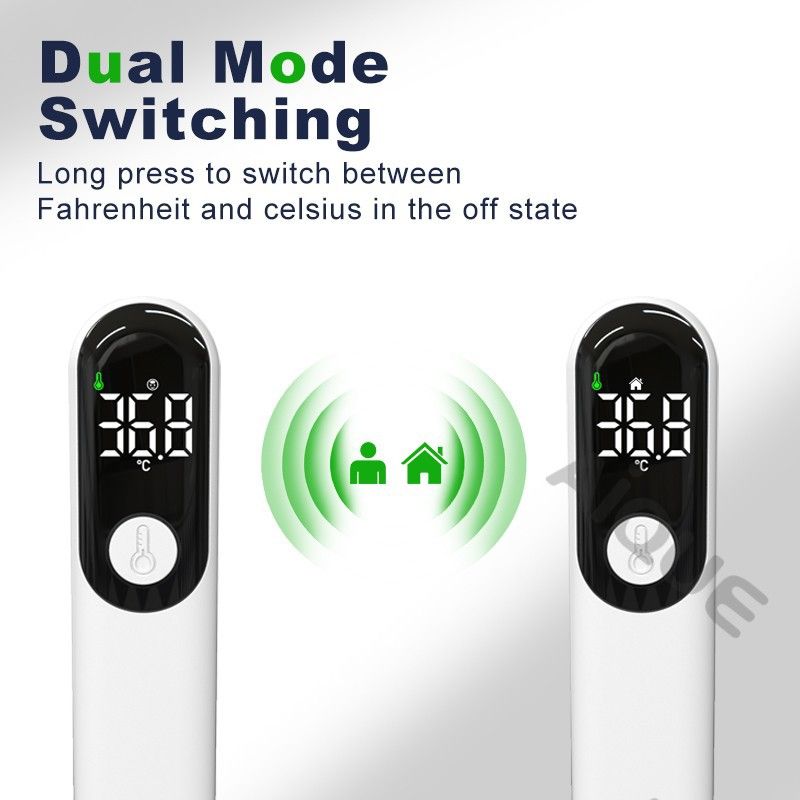 No-Touch Forehead Thermometer for Adults, Kids, Babies Gentle Digital Thermometer with Professional Accuracy Quiet Vibration Feedback, Digital Large LED Digits, Easy to Use for Home & Nurses