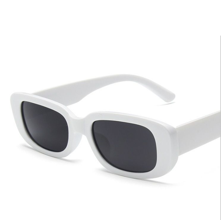 Women's Polarized Rectangle Sunglasses for Women Men Trendy Y2k Retro Driving Glasses 90's Vintage Fashion UV400 Protection Cool Narrow Square Frame