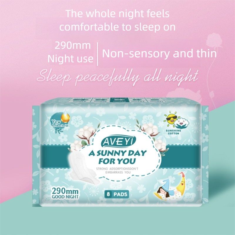 Organic Cotton Cover Pads - Regular Absorbency, Unscented, Ultra Thin Regular Absorbency Pads with Wings for Women Unscented Overnight Pads