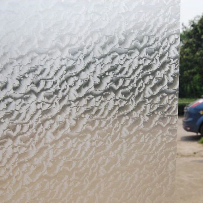 Window Privacy Film, Non-Adhesive Frosted Sun Heat Blocking Window Clings Easy to Apply & Removable Adhesive Reusable Door Stickers for Home Bathroom Office Decorative Stained Glass Window Film