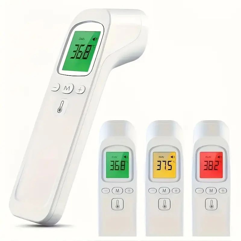 Forehead Thermometer for Babies Adults Kids & Elderly, Fast Accurate Baby Thermometer, Fever Alarm & Mute Mode, Baby Essentials - Lifetime Support  LED Digits, Easy to Use for Home & Nurses
