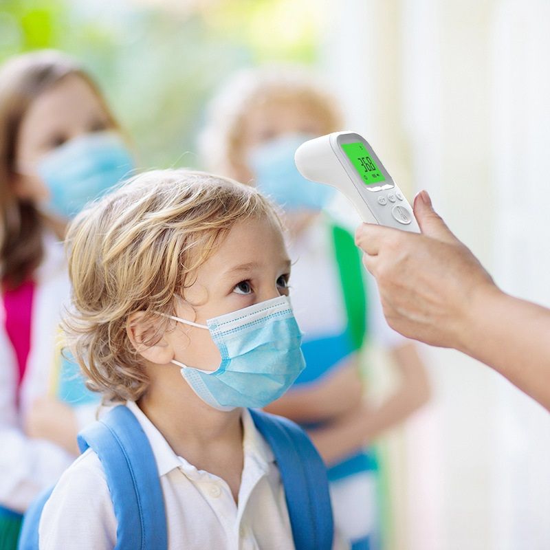 Forehead Thermometer for Babies Adults Kids & Elderly, Fast Accurate Baby Thermometer, Fever Alarm & Mute Mode, Baby Essentials - Lifetime Support  LED Digits, Easy to Use for Home & Nurses