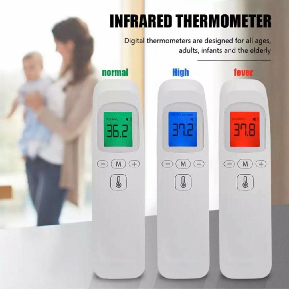 Forehead Thermometer for Babies Adults Kids & Elderly, Fast Accurate Baby Thermometer, Fever Alarm & Mute Mode, Baby Essentials - Lifetime Support  LED Digits, Easy to Use for Home & Nurses