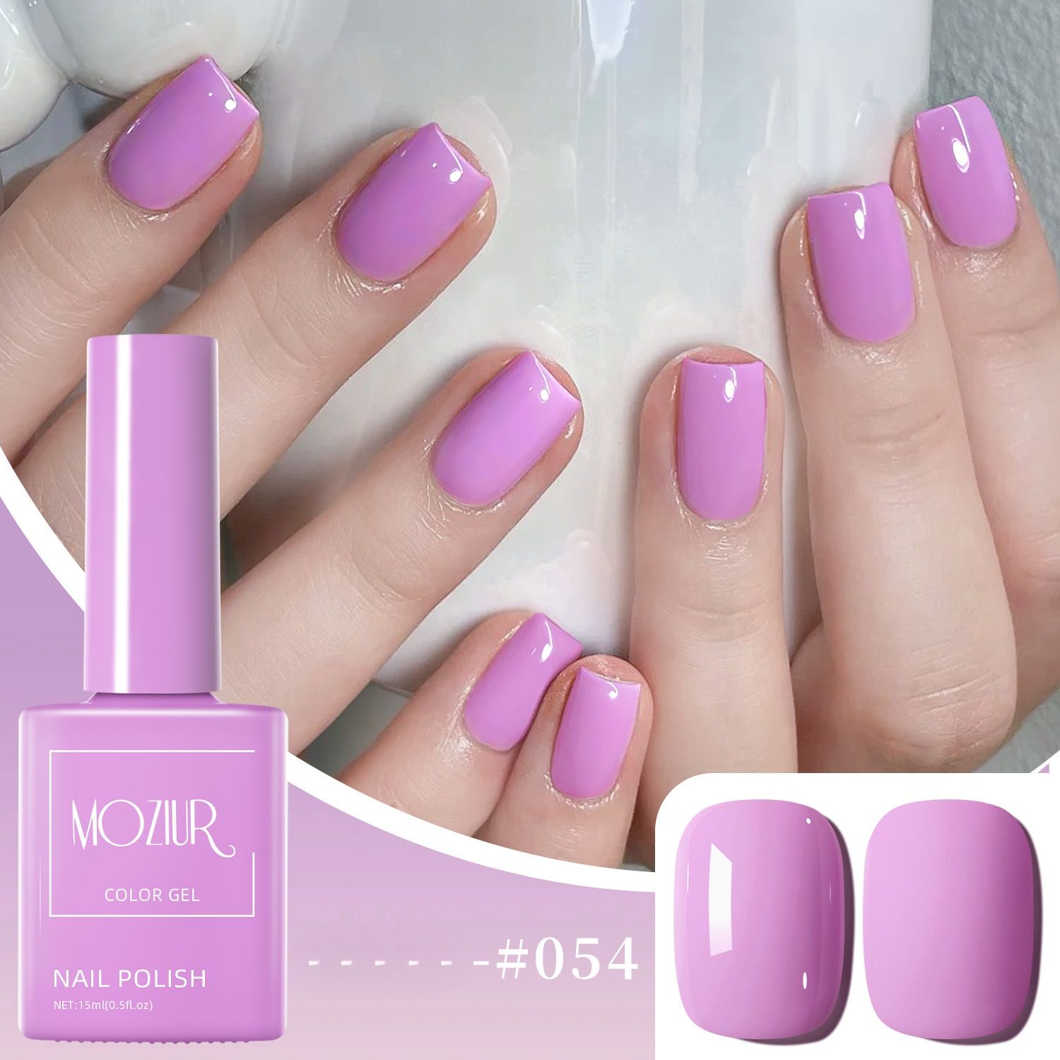 Salon-Quality Gel Nail Polish, Pink Light Soft to Dark Polish All Seasons Nail Art Gel Valentine's Day Gift Manicure and Pedicure Salon DIY Home Gift for Women Girlfriend