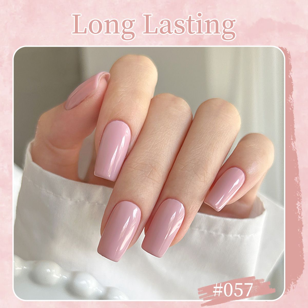 Nail Polish Set 6 Colors, Hot Pink Tones Neon Pink White Gel Polish Magenta Light Soft to Dark Quick Dry Natural Shine All Seasons Halloween LED Nail Art for Nail Lovers Gift Salon DIY Starter Kit