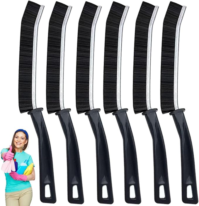 Crevice Cleaning Brush Hard Bristle Gap Grout Brush Multifunctional for Bathroom Household Kitchen Tiles Window Faucets, Toilet,Window, Vehicle, Showers, Bathtubs, Hard-bristled Cleaning Tool