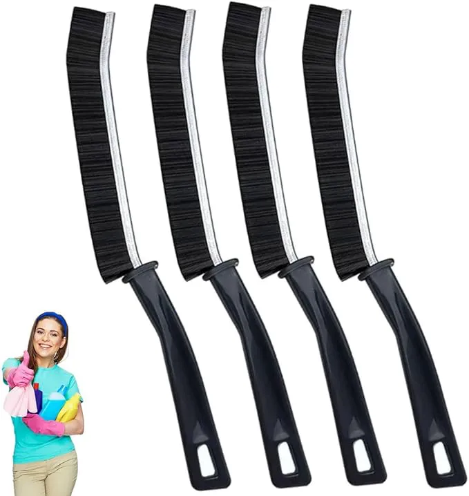 Crevice Cleaning Brush Hard Bristle Gap Grout Brush Multifunctional for Bathroom Household Kitchen Tiles Window Faucets, Toilet,Window, Vehicle, Showers, Bathtubs, Hard-bristled Cleaning Tool