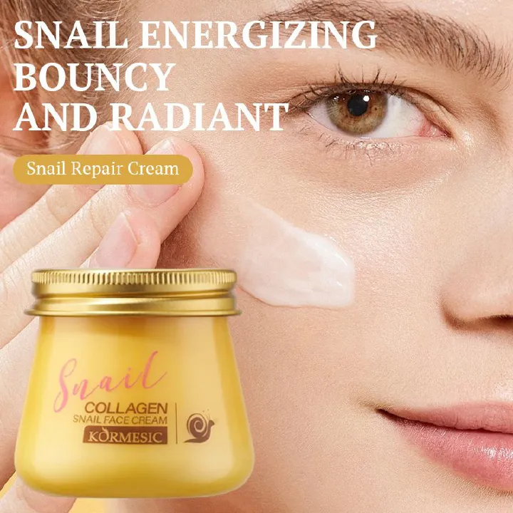 Snail Collagen Face Cream Snail Hydrating Anti-Wrinkle and Rejuvenating Cream, Hydrating Nourishing Cream for Fine Lines Wrinkles & Intense Hydration, Skin Renewal best gift for Women