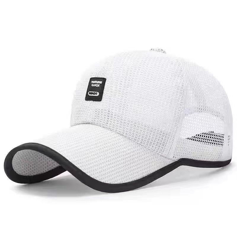 Summer Mesh Baseball Cap for Men Women Trucker Mesh Hat Baseball Hats Outdoor Sports Running hat Adjustable Breathable UV Protection Caps Casual Quick Dry Cool Trucker Hats