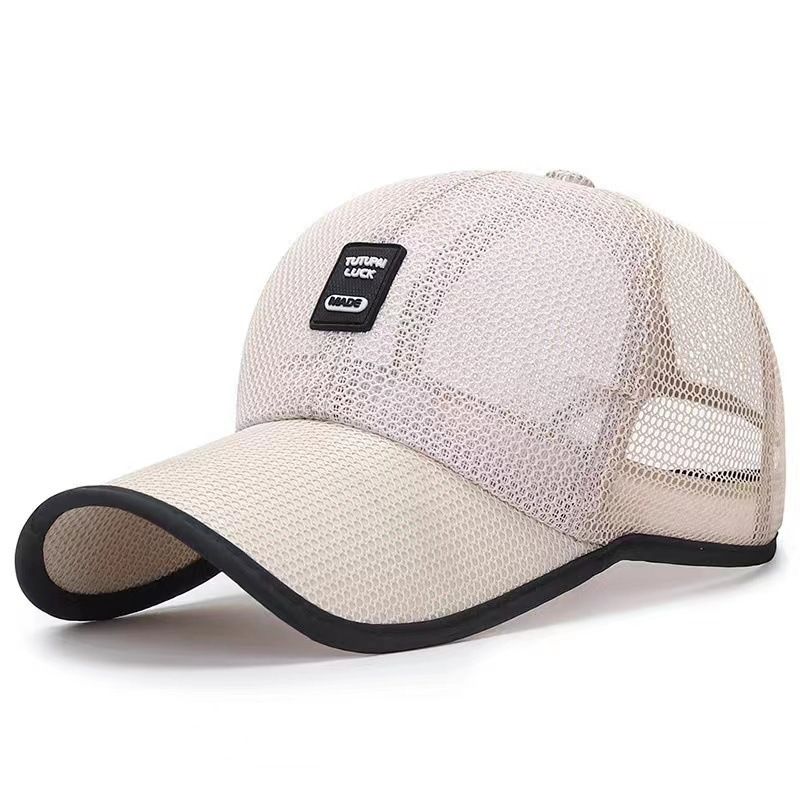 Summer Mesh Baseball Cap for Men Women Trucker Mesh Hat Baseball Hats Outdoor Sports Running hat Adjustable Breathable UV Protection Caps Casual Quick Dry Cool Trucker Hats