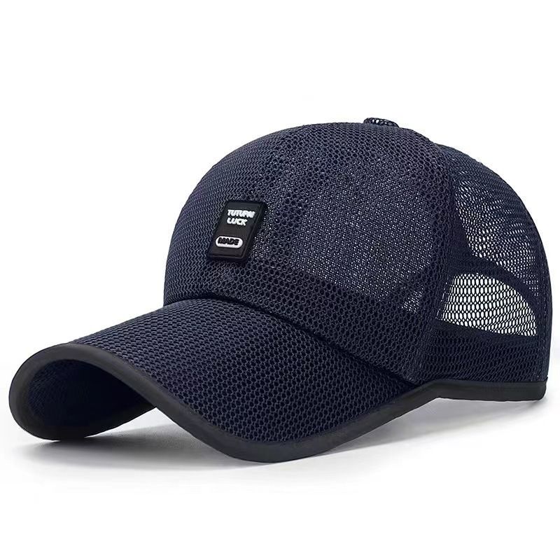 Summer Mesh Baseball Cap for Men Women Trucker Mesh Hat Baseball Hats Outdoor Sports Running hat Adjustable Breathable UV Protection Caps Casual Quick Dry Cool Trucker Hats