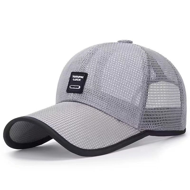 Summer Mesh Baseball Cap for Men Women Trucker Mesh Hat Baseball Hats Outdoor Sports Running hat Adjustable Breathable UV Protection Caps Casual Quick Dry Cool Trucker Hats