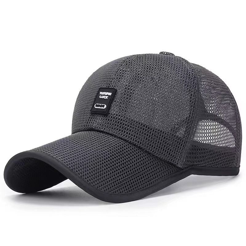 Summer Mesh Baseball Cap for Men Women Trucker Mesh Hat Baseball Hats Outdoor Sports Running hat Adjustable Breathable UV Protection Caps Casual Quick Dry Cool Trucker Hats