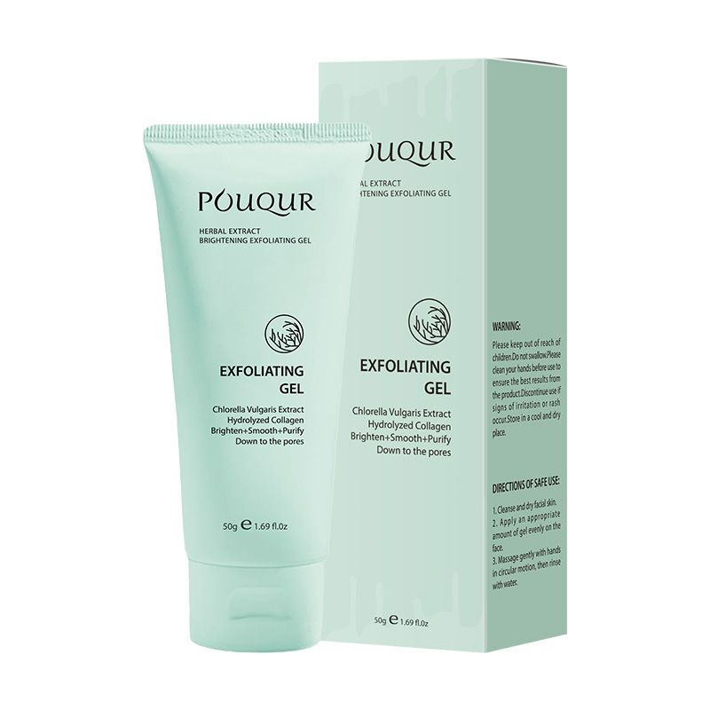 Exfoliating Gel, Moisturizer Face Body Scrub Gel,Deep Cleansing Moisturizing Facial Exfoliator,Natural Orange Peeling Gel Face Scrub Aqua Gel Gentle Exfoliator Clear and Softer Skin Brightening