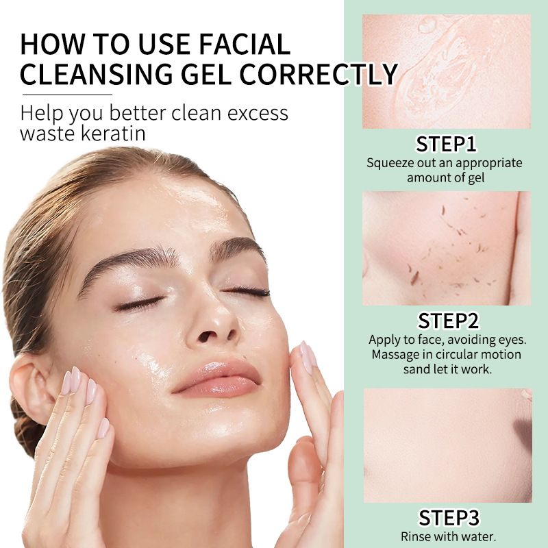 Exfoliating Gel, Moisturizer Face Body Scrub Gel,Deep Cleansing Moisturizing Facial Exfoliator,Natural Orange Peeling Gel Face Scrub Aqua Gel Gentle Exfoliator Clear and Softer Skin Brightening