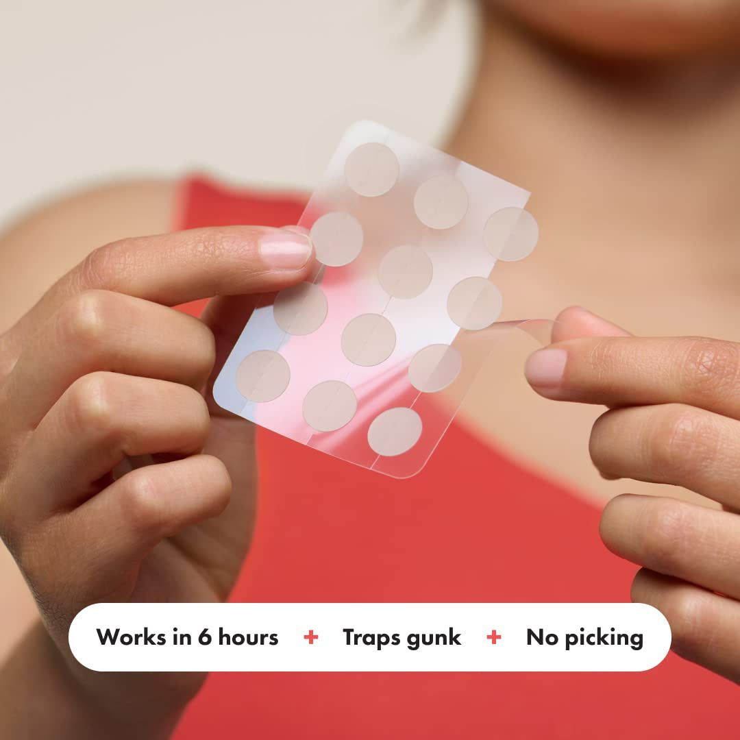 Pimple Patch for Shrinking Zits and Whiteheads in 1 use; Nighttime Spot Stickers for Face and Skin Treatment for Breakouts, Absorbs Zits & Blemish Acne Patches, Hydrocolloid Patches