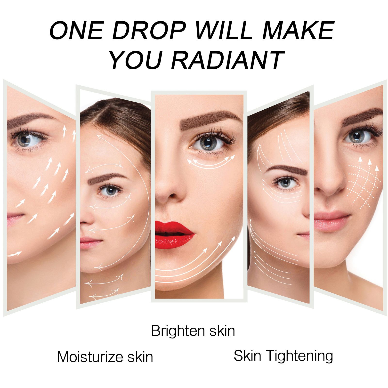 Vitamin C Serum For Face – Anti-Aging Facial Serum with Vitamin C, Hyaluronic Acid Brightening Facial Essence for Dark Spots, Fine Lines, Wrinkles & Glowing Skin