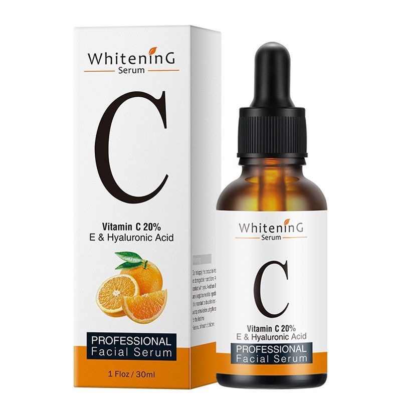 Vitamin C Serum For Face – Anti-Aging Facial Serum with Vitamin C, Hyaluronic Acid Brightening Facial Essence for Dark Spots, Fine Lines, Wrinkles & Glowing Skin