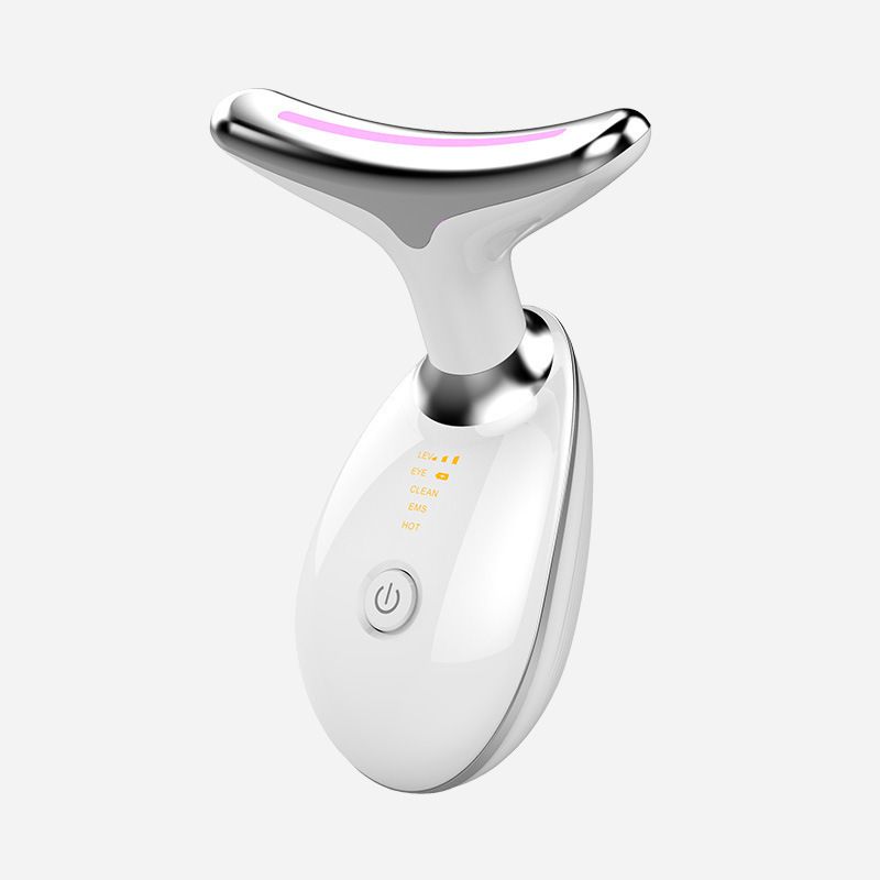 Red Light for Face & Neck Beauty Device Facial Massager Tool and Neck Care Device for Neckline Care, Face and Neck Massager Daily Skin Care Routine, Portable Facial Massager, Home Skin Care Tool