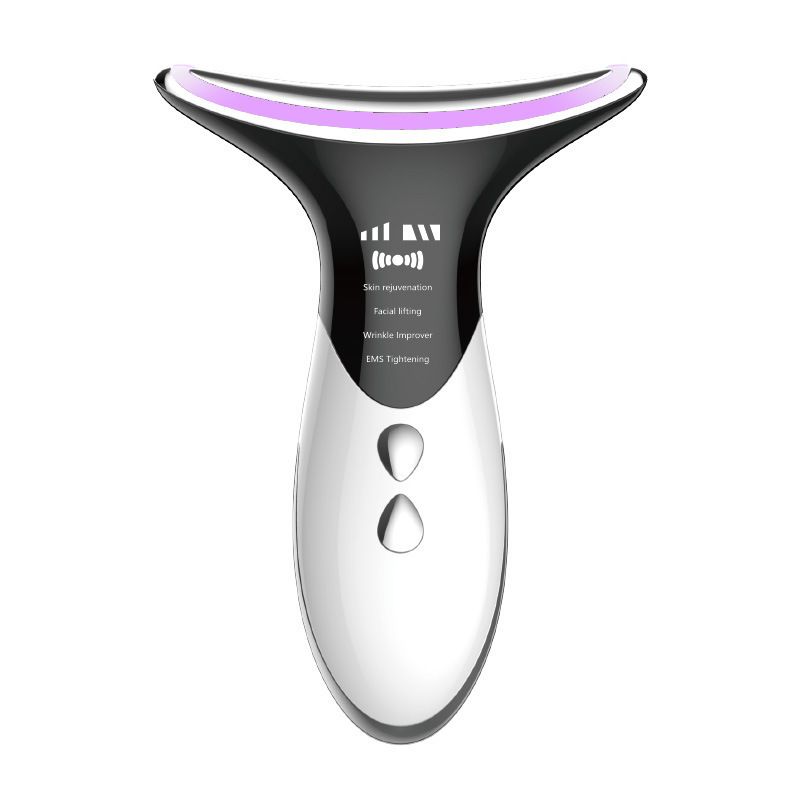Red Light for Face & Neck Beauty Device Facial Massager Tool and Neck Care Device for Neckline Care, Face and Neck Massager Daily Skin Care Routine, Portable Facial Massager, Home Skin Care Tool
