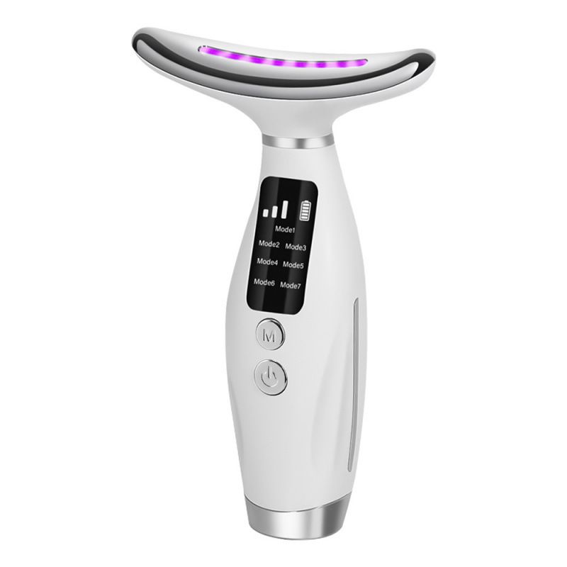 Red Light for Face & Neck Beauty Device Facial Massager Tool and Neck Care Device for Neckline Care, Face and Neck Massager Daily Skin Care Routine, Portable Facial Massager, Home Skin Care Tool