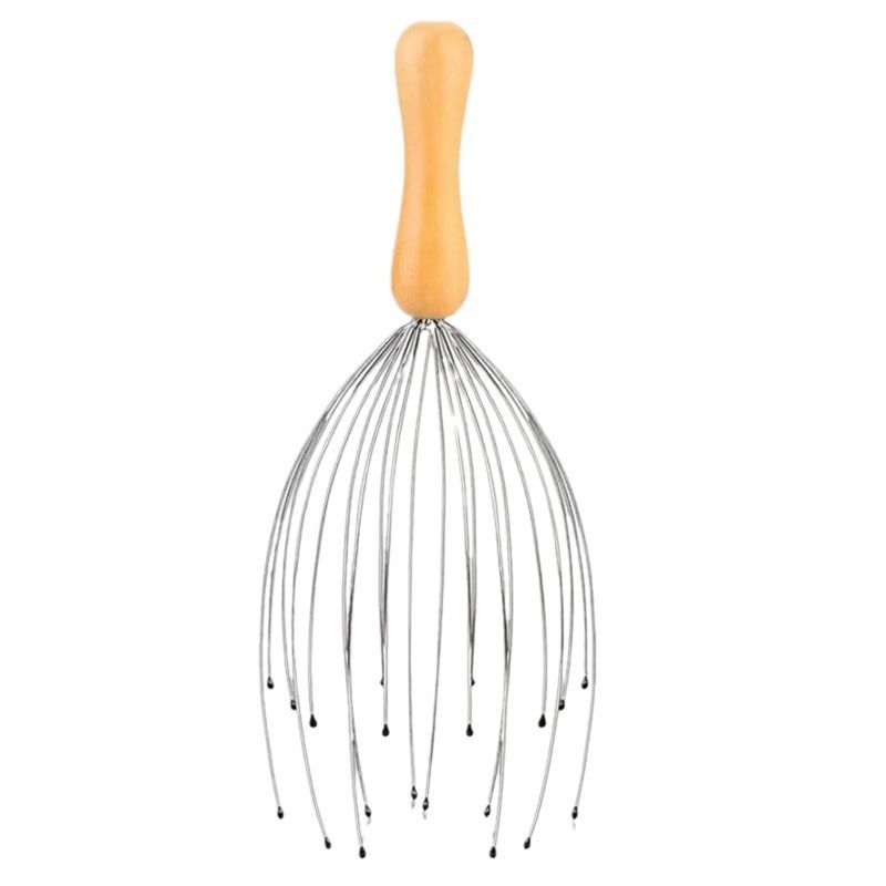 Scalp Massagers, Multi Fingers Hand-held Massage Tingle, Head Massagers Scalp Scratcher Head Scratcher Stress Relax for Deep Hair Stimulation, Stress Relief and Hair Stimulation Christmas Presents