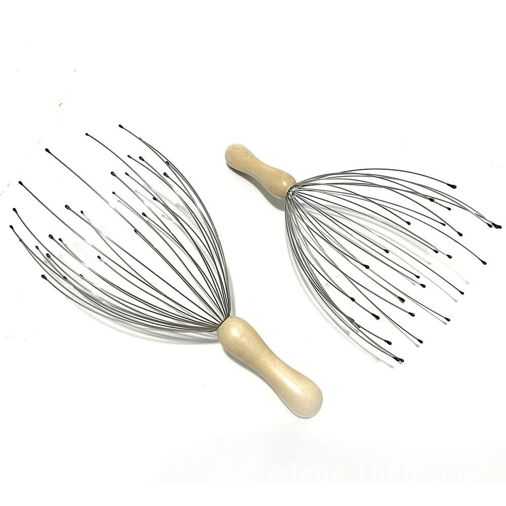 Scalp Massagers, Multi Fingers Hand-held Massage Tingle, Head Massagers Scalp Scratcher Head Scratcher Stress Relax for Deep Hair Stimulation, Stress Relief and Hair Stimulation Christmas Presents
