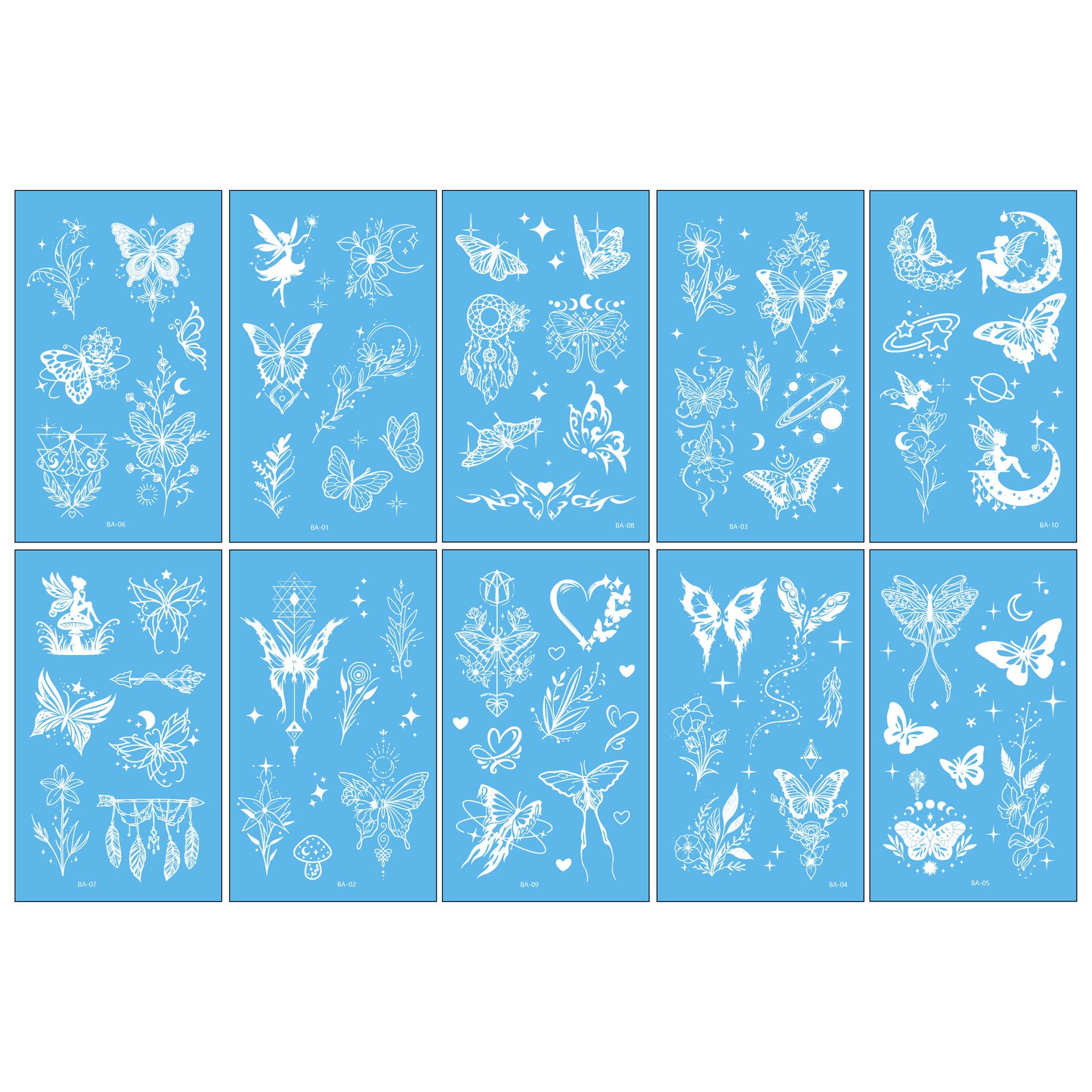 Henna Temporary Tattoos for Women, Waterproof Realistic Red Brown White Henna Mehndi Stickers, Fake Tattoos Body Art Sticker for DIY Wedding Beach Rave Festival Party Makeup Body Paint Parties etc