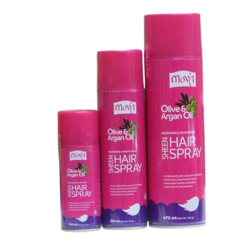 Movit Olive & Argan Oil Nourishing & Revitalizing Sheen Hair Spray