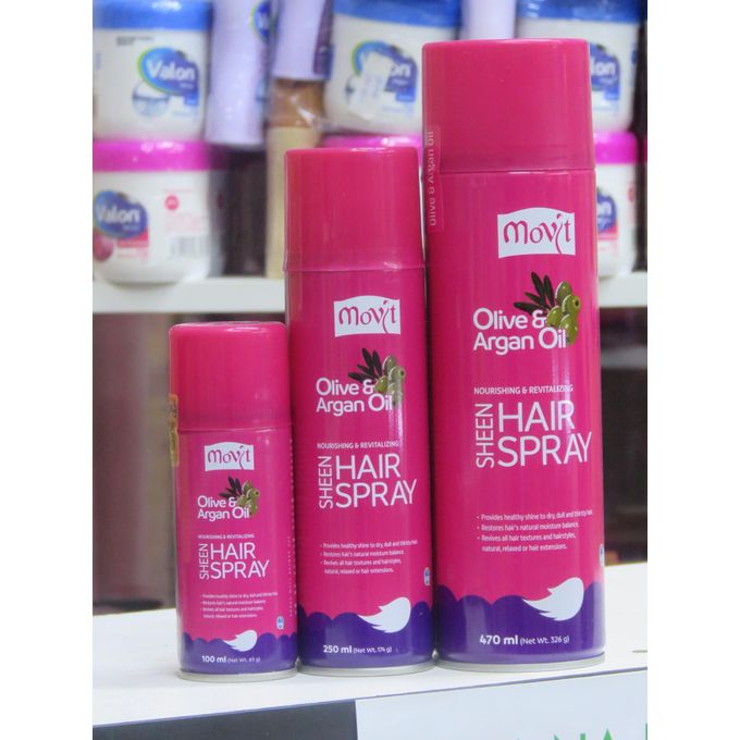 Movit Olive & Argan Oil Nourishing & Revitalizing Sheen Hair Spray