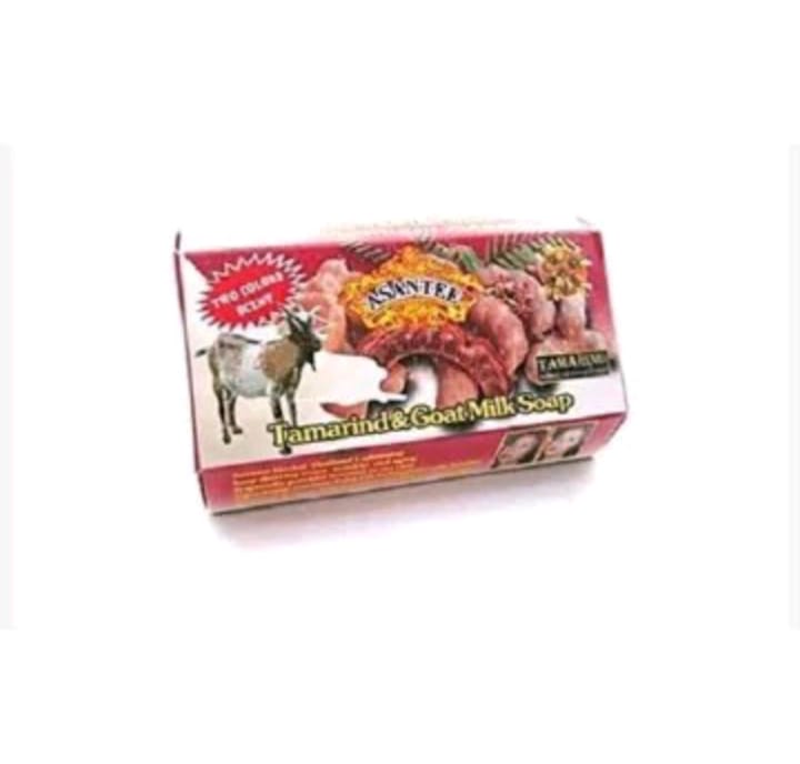 Asantee Tamarind & Goat Milk Herbal Bar Soap 125g (Pack of 1) - Natural Skin Care a Thai-made Product with a Focus on Brightening, Moisturizing, and Anti-aging Benefits