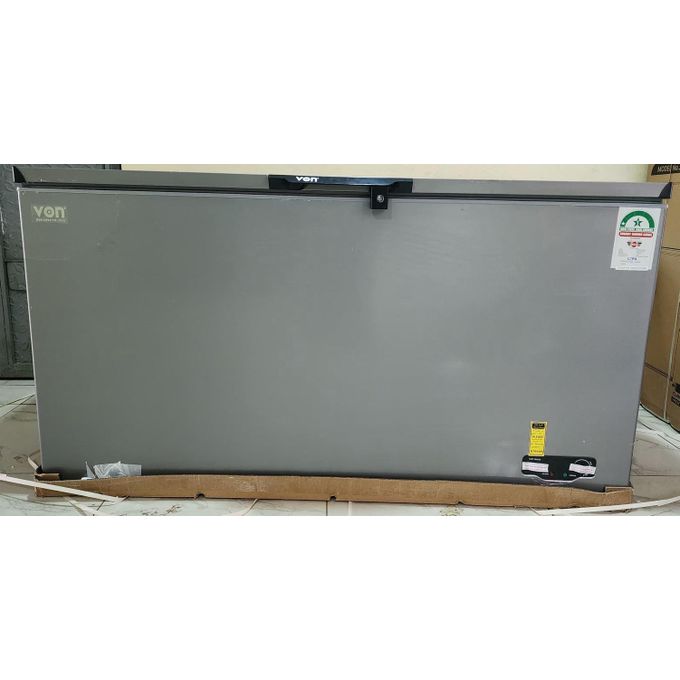 VON Chest Freezer, 505L Total Capacity, Fully Tropicalized, Fast Freezer With Front Defrost Drainage