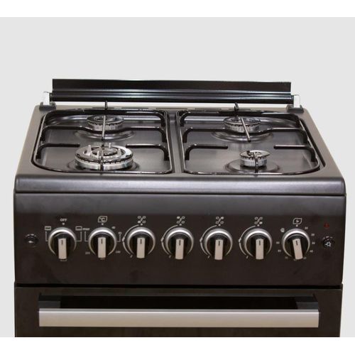 VON 4 Gas Burner, 1 Wok/Double Burner, Electric Oven, 58X58, Standing Cooker