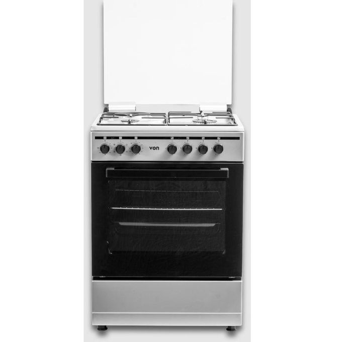 Von Cooker, 3Gas, 1 Hotplate, Electric Oven, Flame Failure Safety Device, 60x55, Rapid Hotplate
