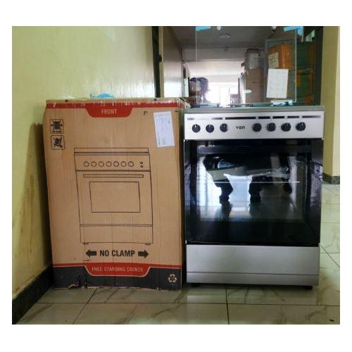 Von Cooker, 3Gas, 1 Hotplate, Electric Oven, Flame Failure Safety Device, 60x55, Rapid Hotplate