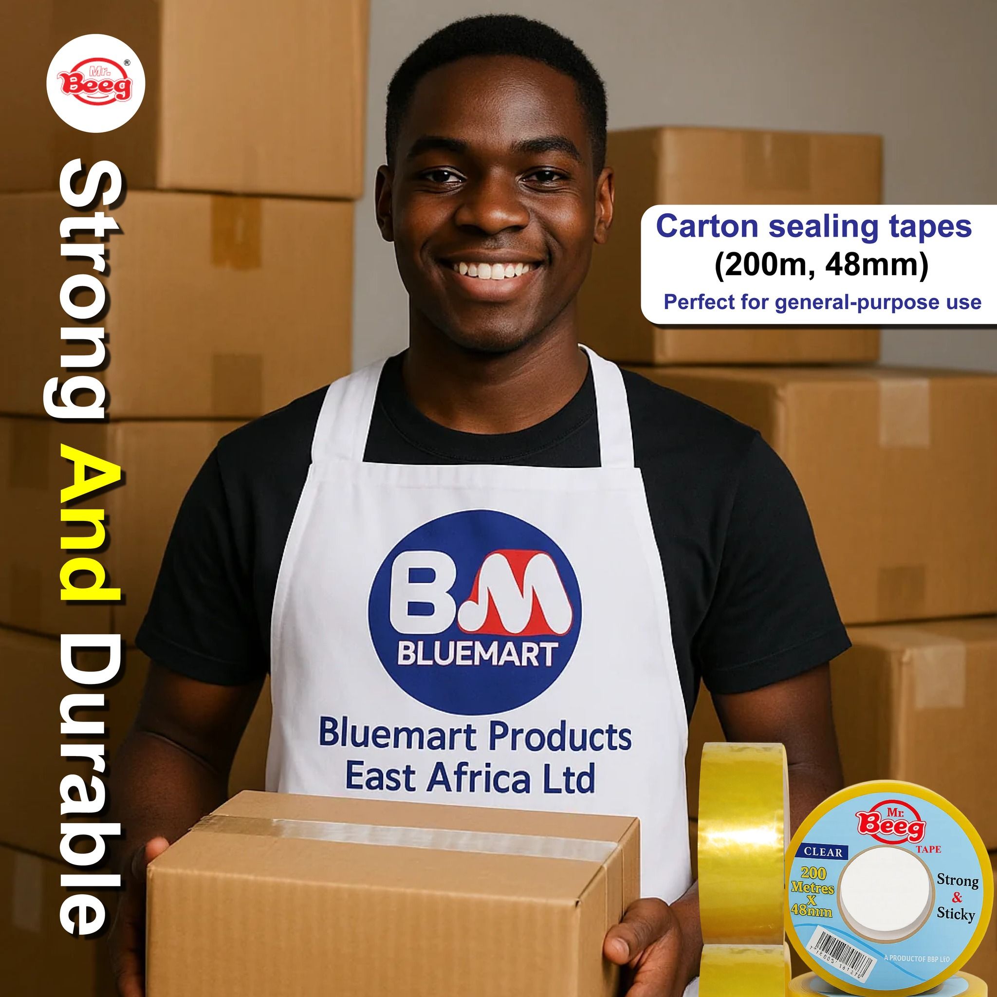 Mr Beeg Packaging Tape.