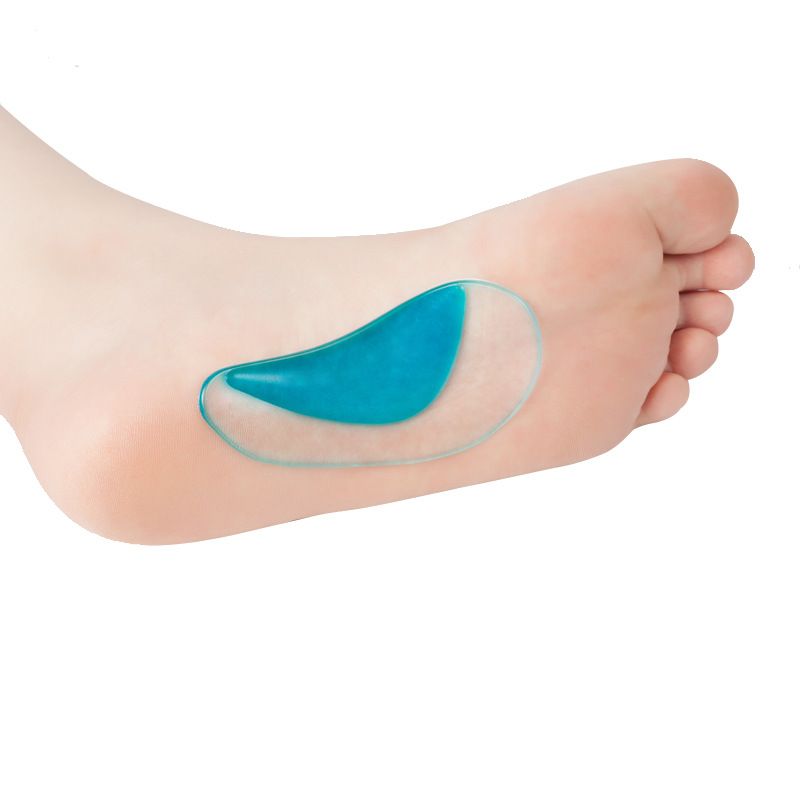 Arch pad correction insole, inside and outside of the arch, eight shaped foot outward rotation, adult silicone insole