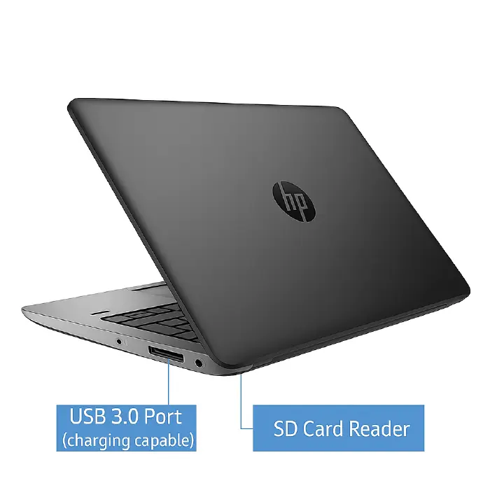 Refurbished HP EliteBook 840 G1 – Core i5 | 8GB RAM | 500GB HDD | 14" HD Display | Windows 10 Pro  | Webcam | Bluetooth | Slim Design+ Free Wireless Mouse+ Free Laptop Bag