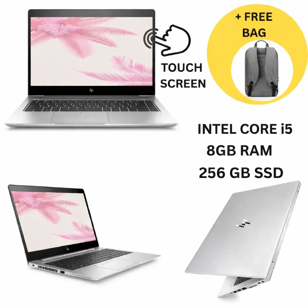 HP EliteBook 840 G5 Touchscreen – Core i5 (8th Gen), 8GB RAM, 256GB SSD | Fast, Sleek & Reliable (Win 11 Pro)
