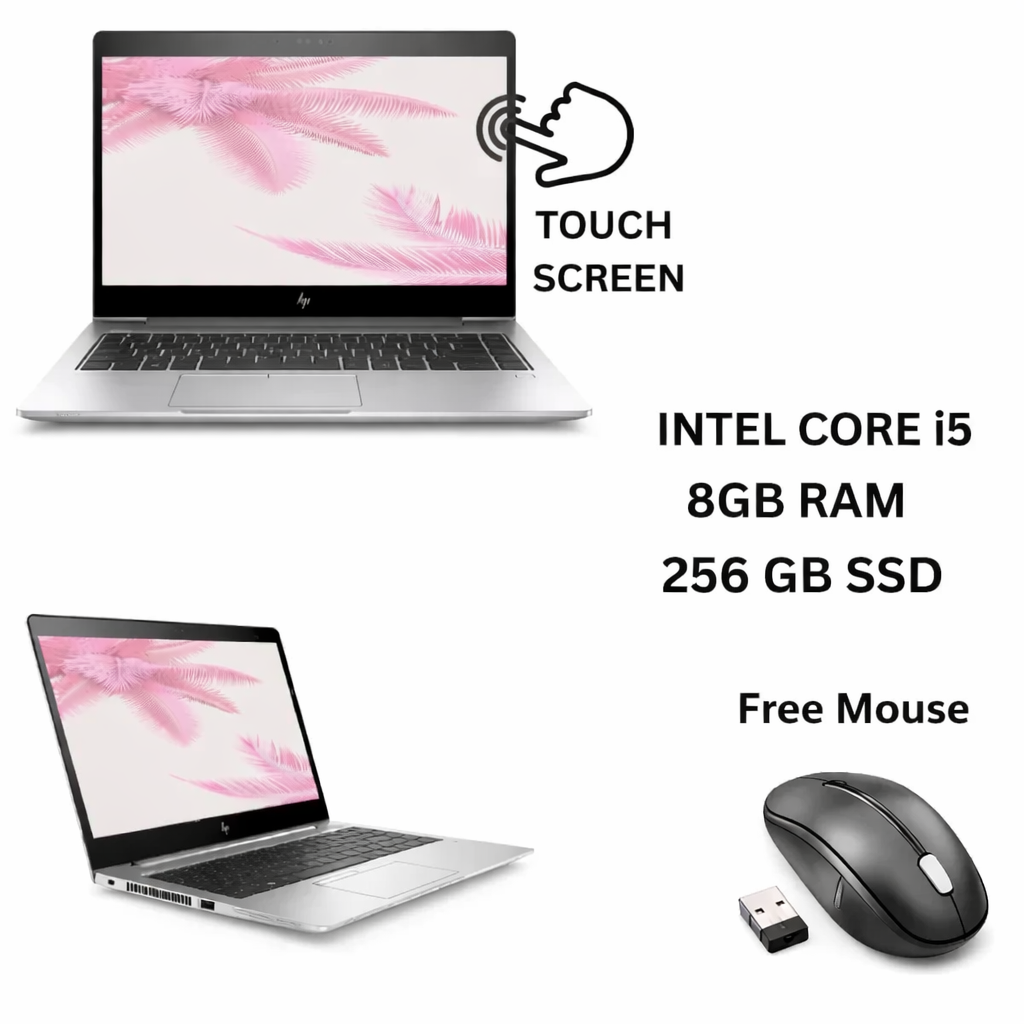 HP EliteBook 840 G5 Touchscreen – Core i5 (8th Gen), 8GB RAM, 256GB SSD | Fast, Sleek & Reliable (Win 11 Pro)