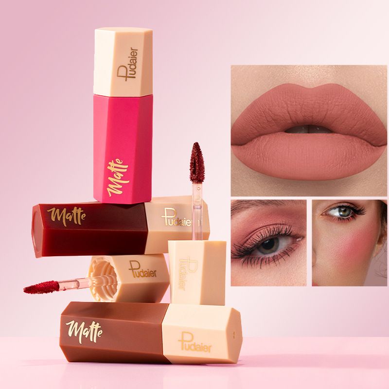 Fashion Lipstick 13 Colors Optional Non-Stick Cup Long-Lasting Lip Gloss Set Cross-Border Makeup Best Gift Suitable for dark skin